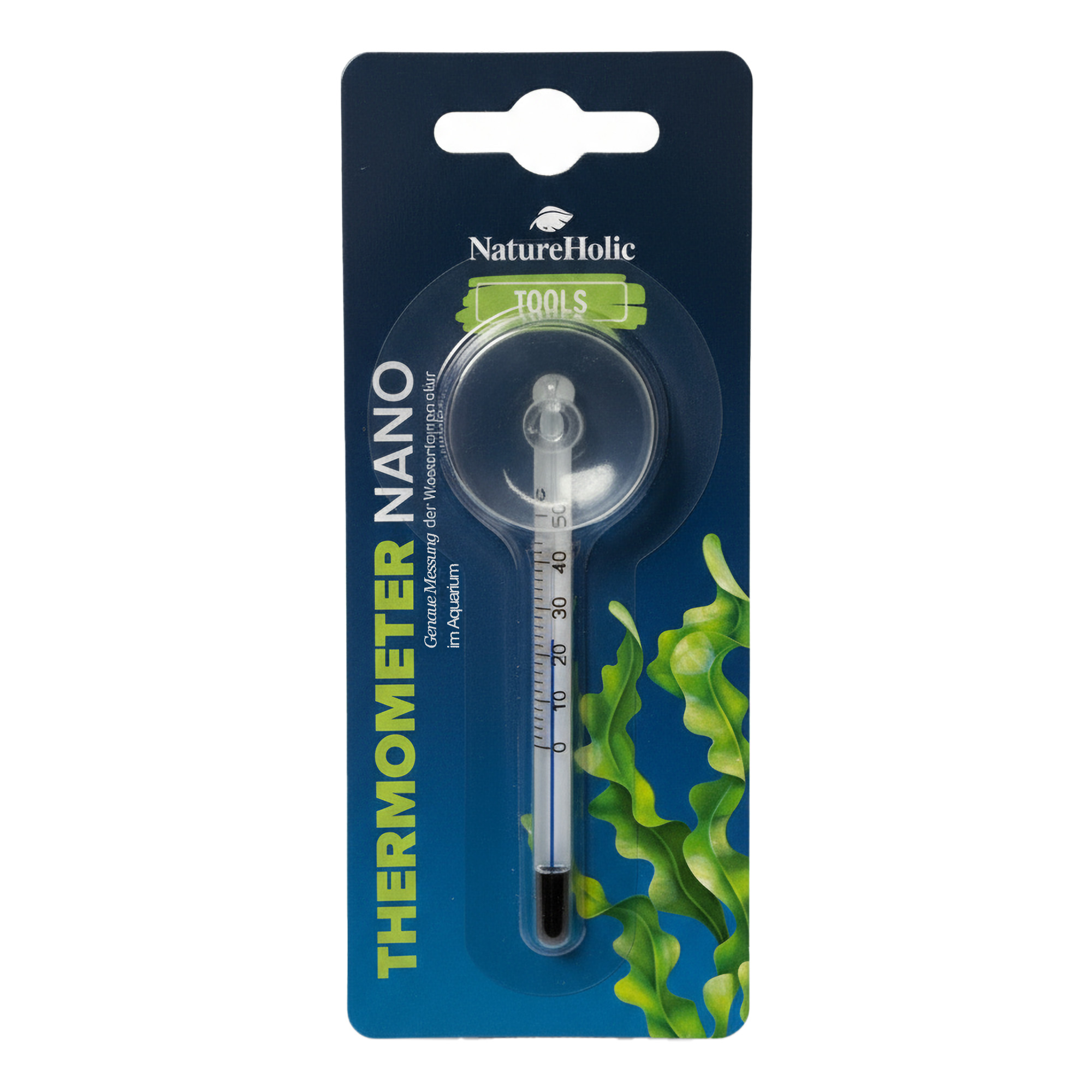 Aquariumthermometer Nano im Blister mit Saugnapf